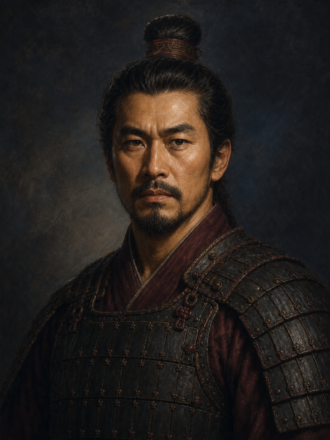 階伯を想像して描いた歴史イメージ