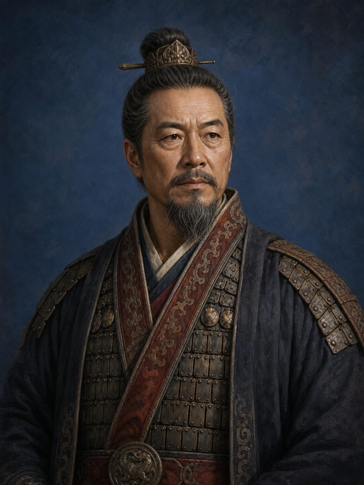 長寿王を想像して描いた歴史イメージ
